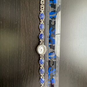 Reversible Vintage Lapis Ladies Watch Needs Battery